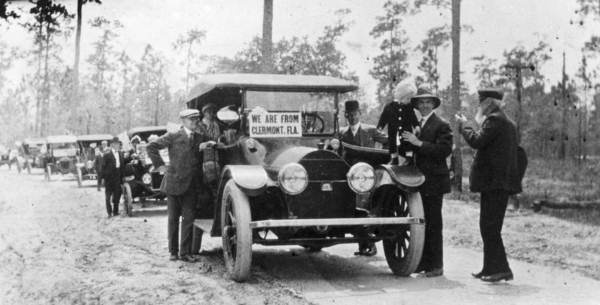 Clermont's first motorcade