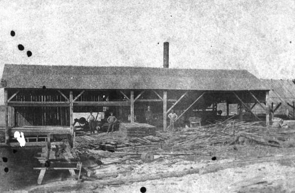 First sawmill at Lake Minneola, Florida