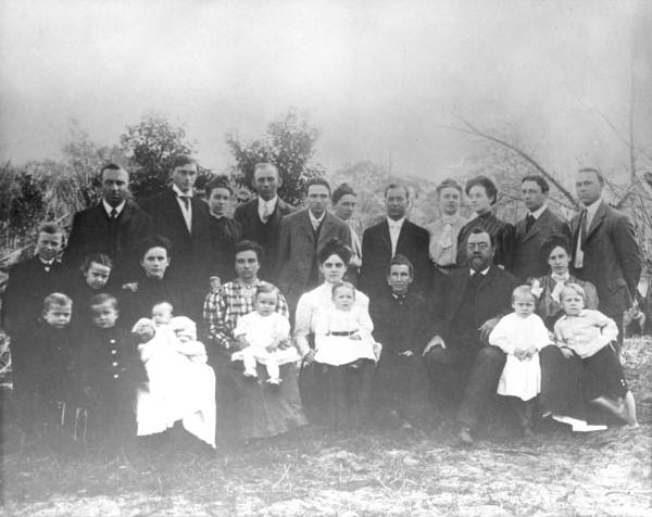 Family photograph of the Robert Turmon Rogers family