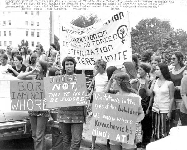 Florida State student demonstration..