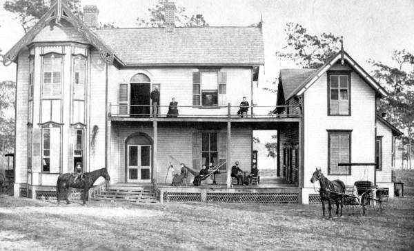 T.L. Ames home on Lake Woodward.