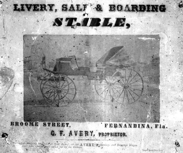 G. F. Avery's Livery, Sale, and Boarding Stable - Fernandina, Florida