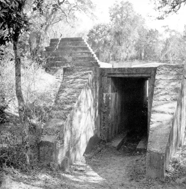 Spanish American War Battery atop St. Johns Bluff.