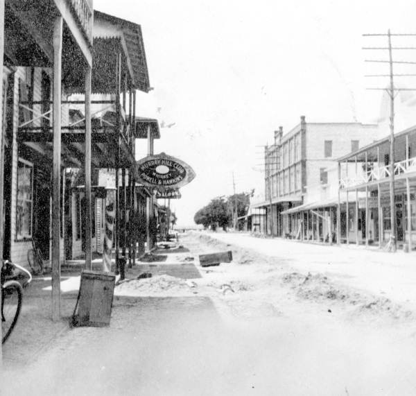 First Street before it was paved - Fort Myers, Florida..