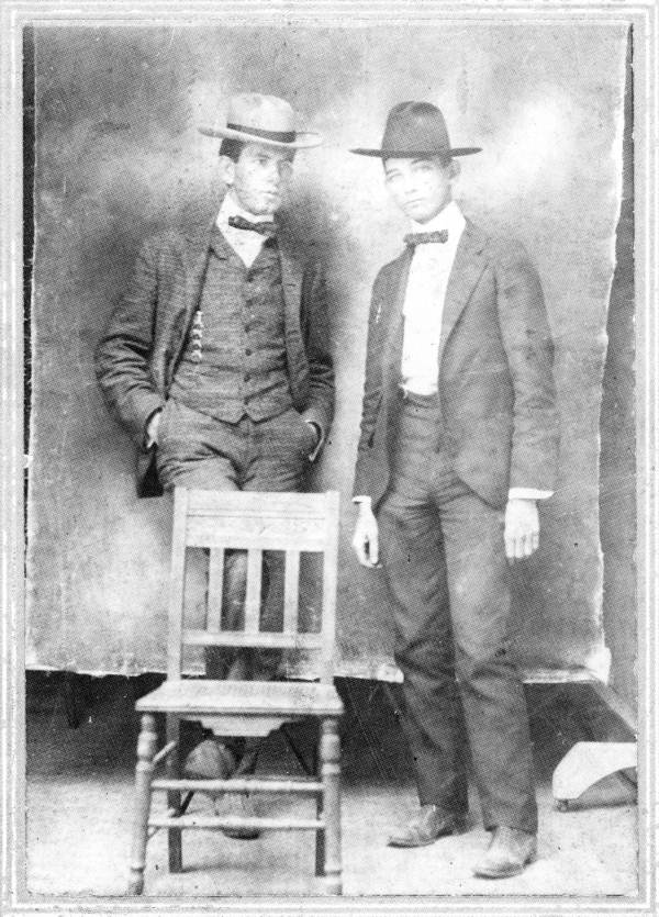 James Edward Hendry and friend.