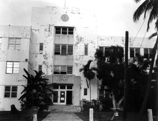 Administration building of the U.S. Naval Station.