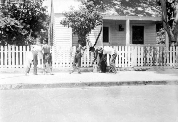 Home rehabilitated by FERA workers - Key West, Florida.