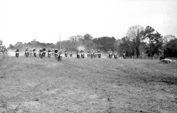 Trail bike race at Lake Jackson - Tallahassee, Florida