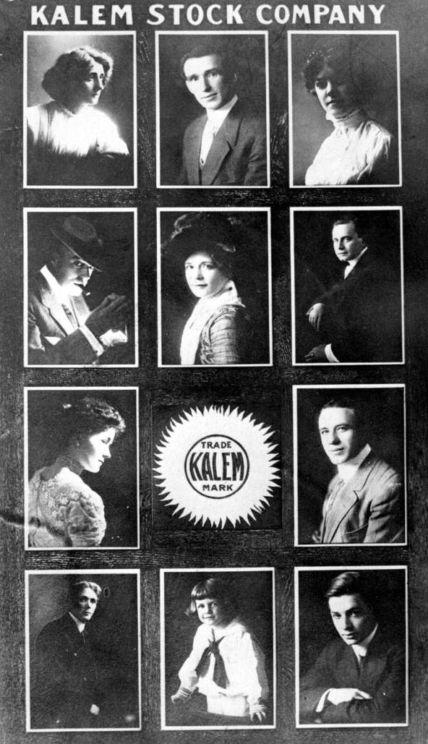 Kalem Stock Company portraits