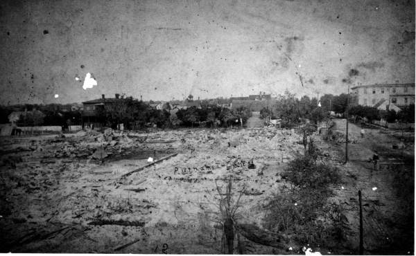 Aftermath of fire