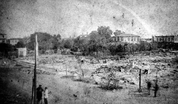 Aftermath of fire