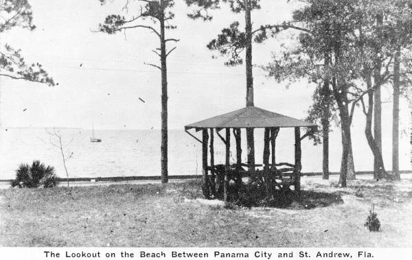 Lookout on the beach.