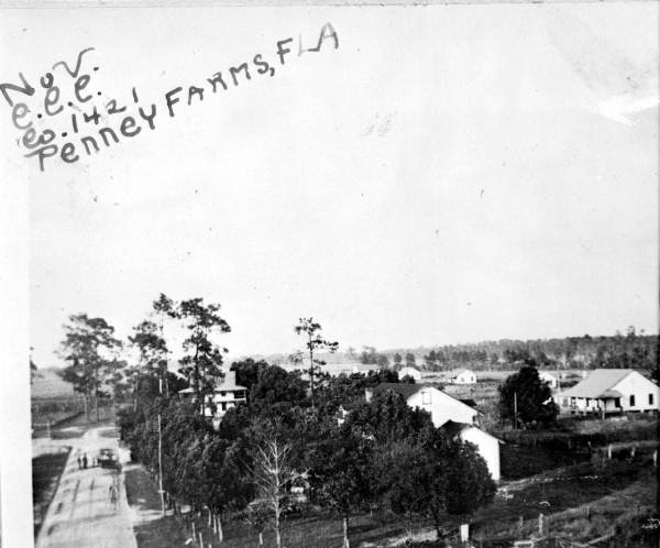 View of Penney Farms from CCC camp, company 1421.