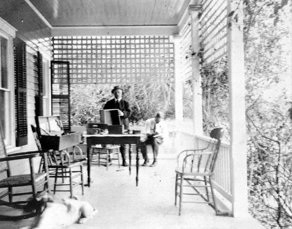 Tall Timbers Plantation porch.