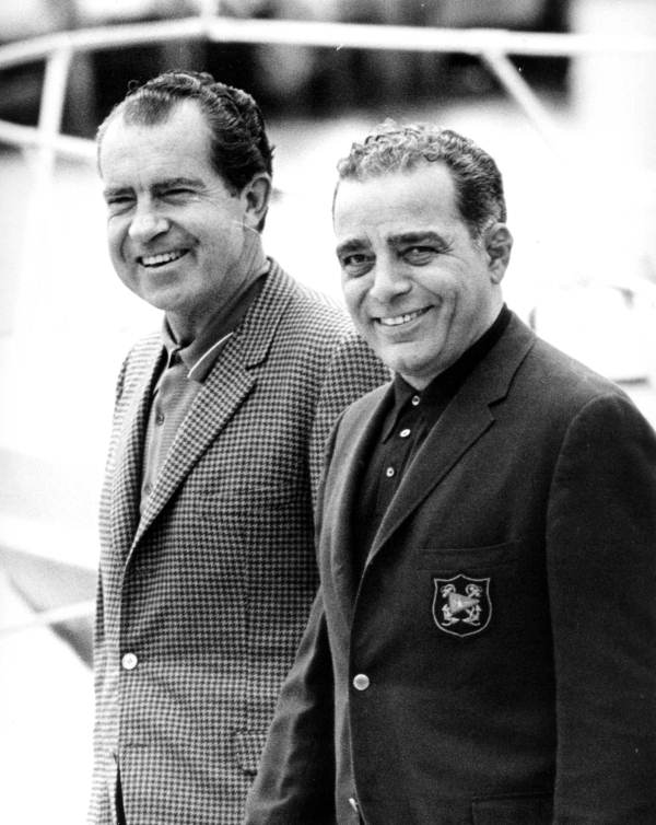 President Nixon with Bebe Rebozo