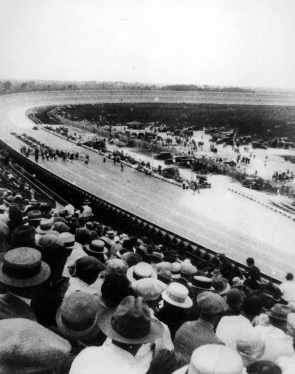 View of Fulford Speedway from the crowd.