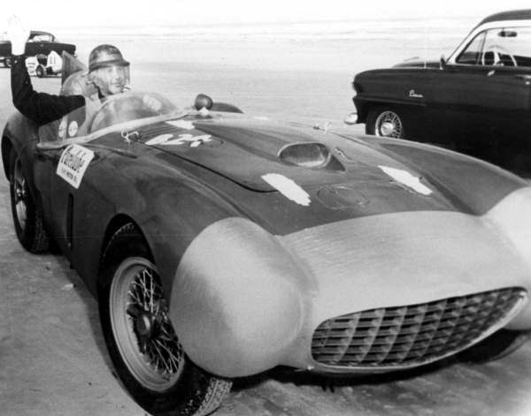 Bill France Sr. during speed trials