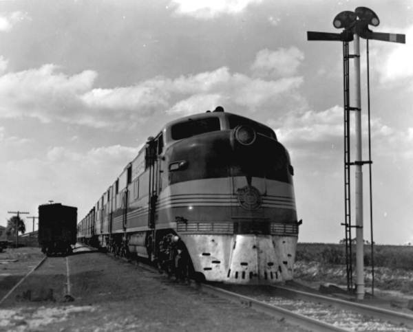 Seaboard Air Line engine number 5 in Fort Basinger