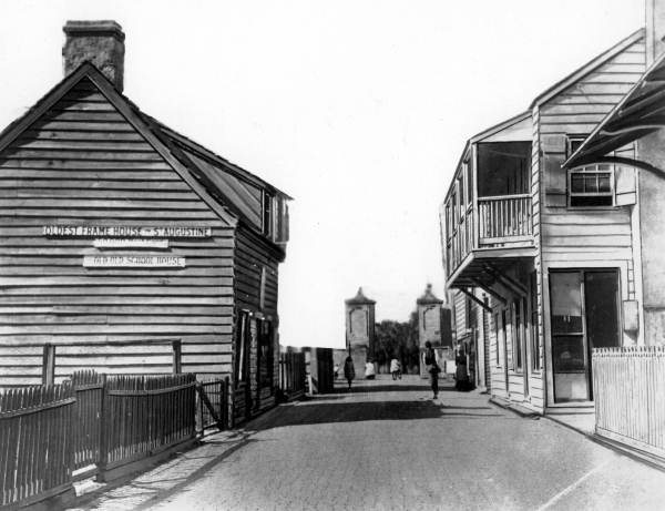 Saint George Street looking north - Saint Augustine, Florida