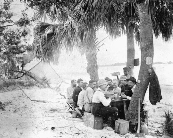 Picnic on Saint George Island.
