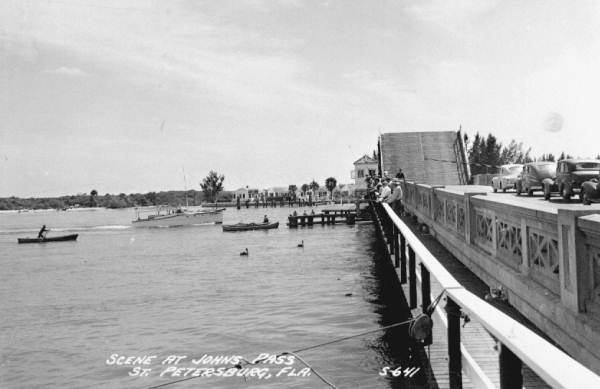Scene at Johns Pass - Saint Petersburg, Florida.