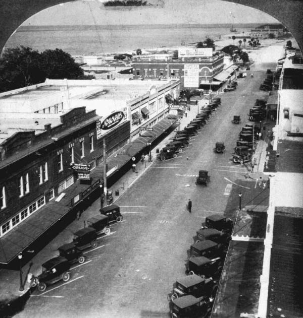 View of First Street : Sanford, Florida.