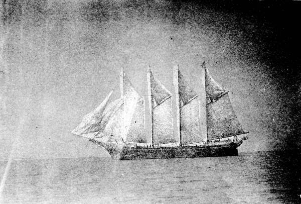 Sailing ship in Apalachicola Bay