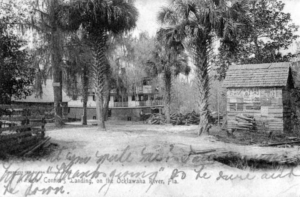 Unidentified steamboat at Conner's Landing on the Oklawaha River