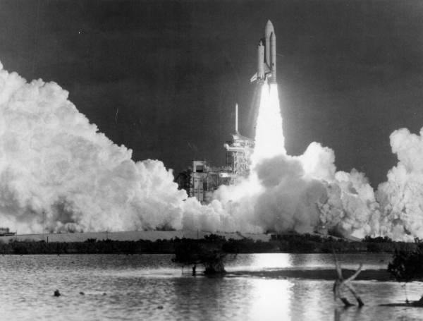 Space Shuttle Columbia liftoff
