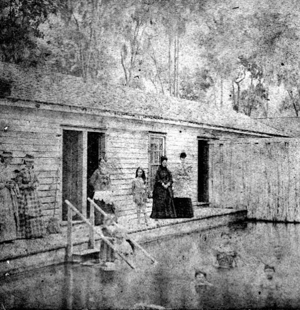 Ladies' bathing pool at Green Cove Springs.