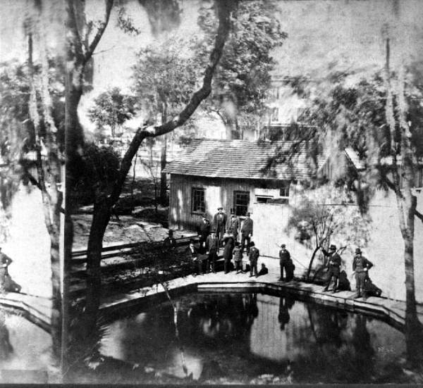 Bathing areas at Green Cove Springs.
