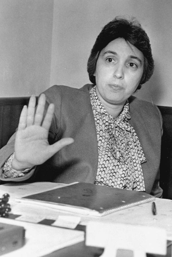 NOW president Eleanor Smeal visiting Florida State University.