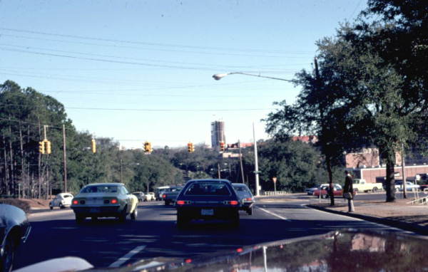 West Tennessee Street at Woodward Street - Tallahassee, Florida.
