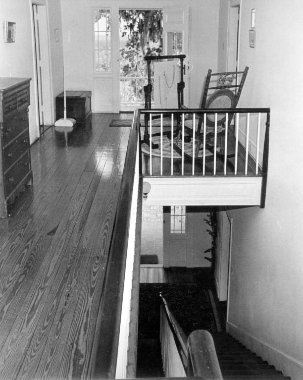 Interior of the Gregory House at Torreya State park