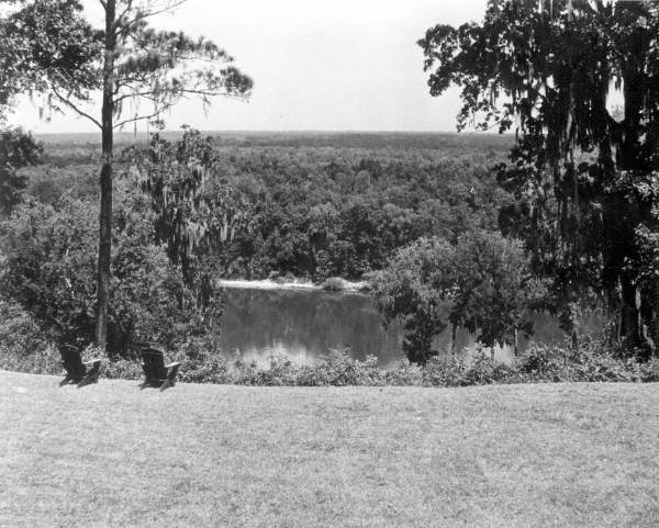 View of the Apalachicola river from the Gregory house