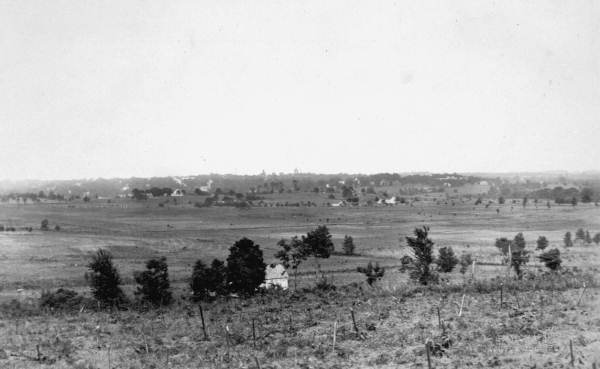 Landscape view of Tallahassee from the west.
