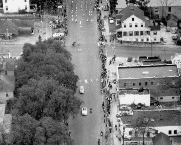 Aerial view of Governor Fuller Warren's inauguration.