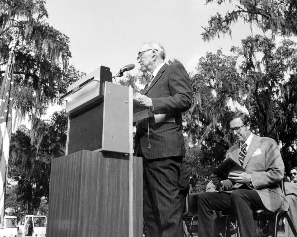 Groundbreaking for the R.A. Gray building - Tallahassee, Florida.