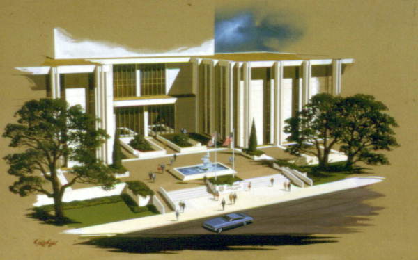 Architectural drawing of R.A. Gray building : Tallahassee, Florida
