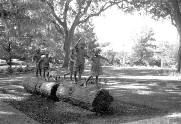 W. Stanley Proctor statue at the governor's mansion - Tallahassee, Florida