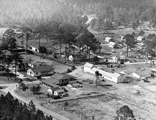 Aerial view of Pine Top camp - Baker County, Florida