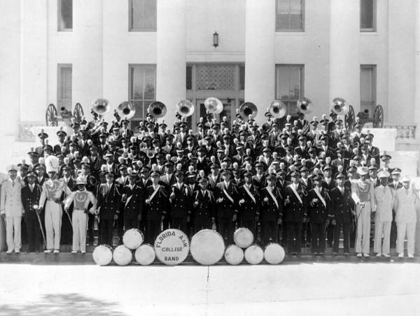 Florida A. & M. College band - Tallahassee, Florida.