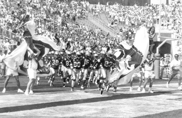 Taking the field at Doak Campbell Stadium - Tallahassee, Florida