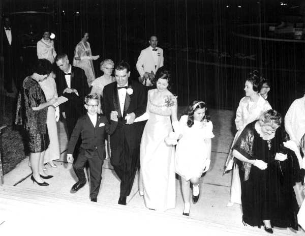 John Elmer Champion and family at Haydon Burns inaugural ball