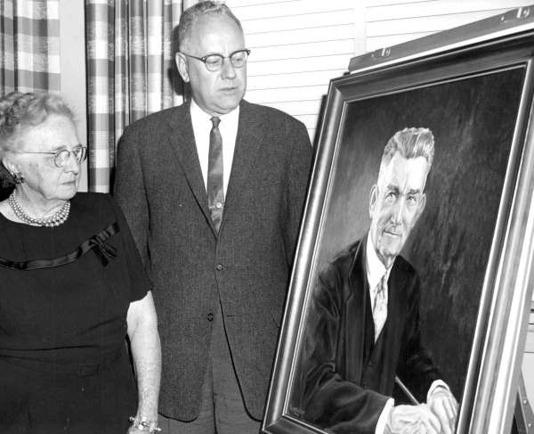 Oil portrait of J.G. Kellum