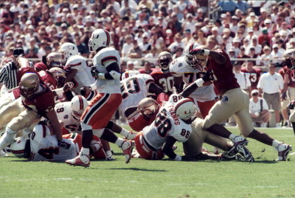 Florida State versus the University of Miami football game at Doak Campbell Stadium - Tallahassee, Florida.