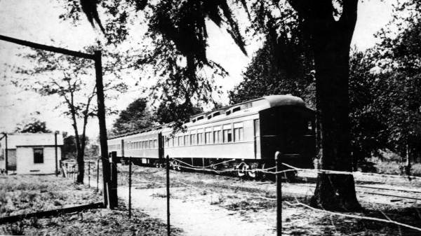 Train station outside De Land
