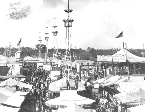 Midway at the Florida Orange Festival - Winter Haven, Florida