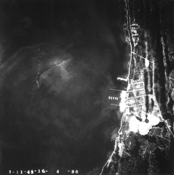 Aerial view of Camp Gordon Johnston