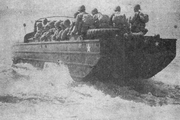 Amphibian training at Camp Gordon Johnston